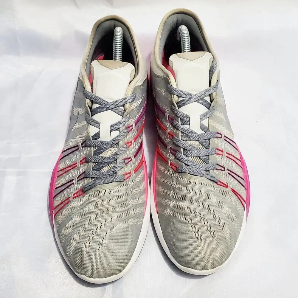 Nike Free TR7 Training Athletic Sneakers Gray/Pink 833413-006 Women's Size‎ 10